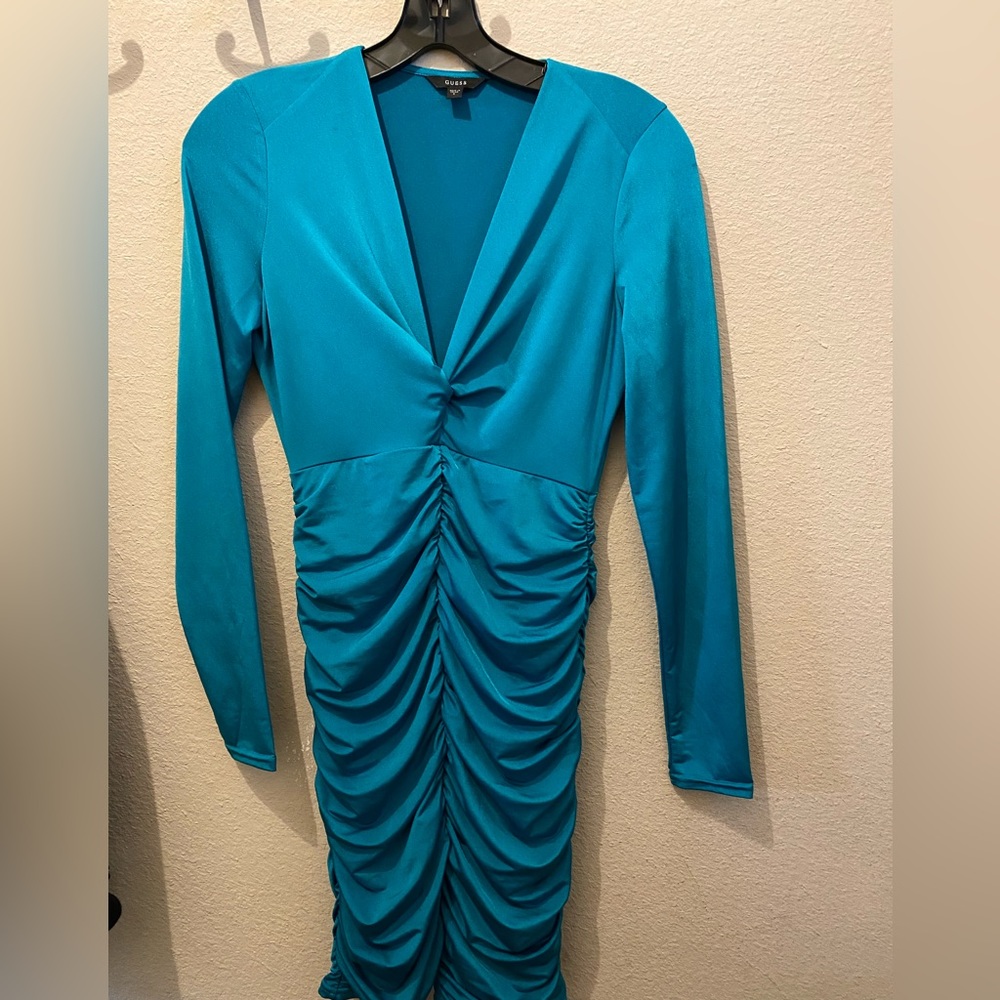 Guess Ruched Dress in Size Small